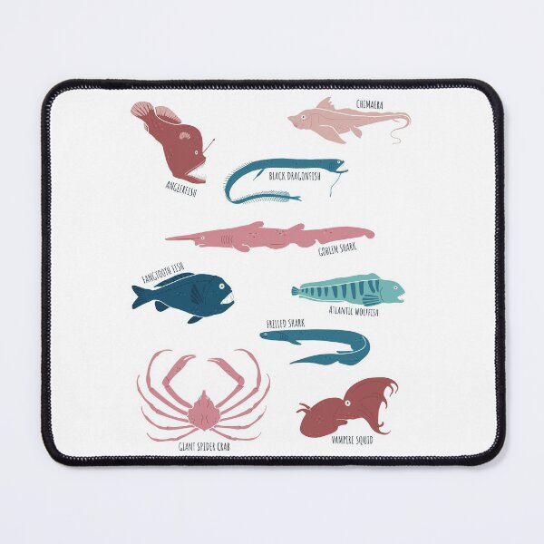 Item preview, Creatures Of Deep Sea Collection Cute Marine Biologists designed and sold by JokeGysen.