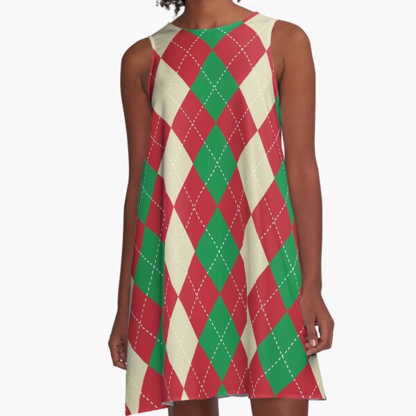 Marry Christmas Pattern A-Line Dress