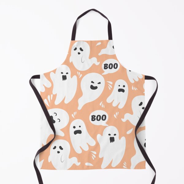 Item preview, Pastel Orange Color Ghost Pattern designed and sold by Vimbuy.