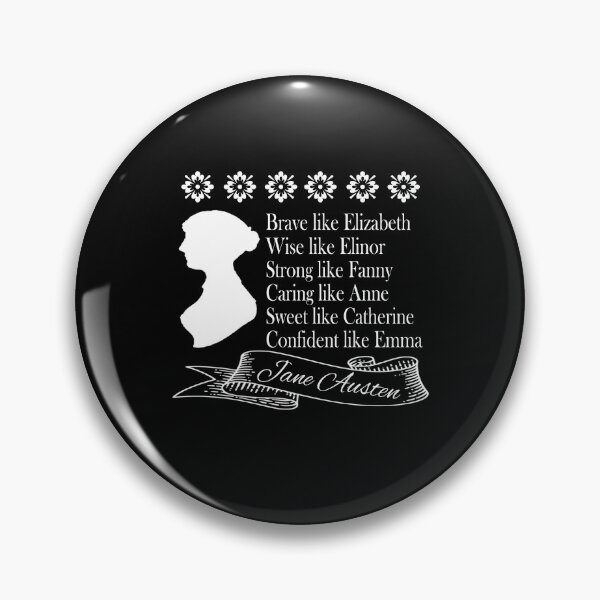 Item preview, Jane Austen Pride and Prejudice Literary Quotes Book Club Brave Like Elizabeth designed and sold by TopTeeShop.