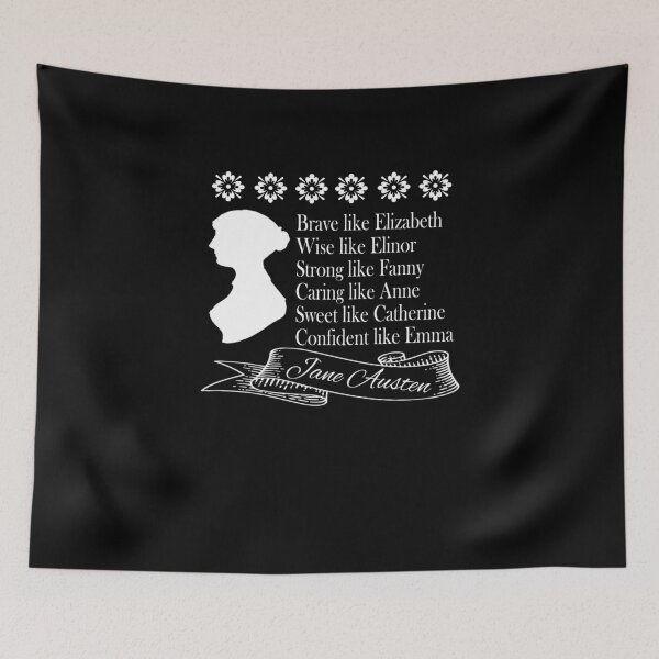 Item preview, Jane Austen Pride and Prejudice Literary Quotes Book Club Brave Like Elizabeth designed and sold by TopTeeShop.