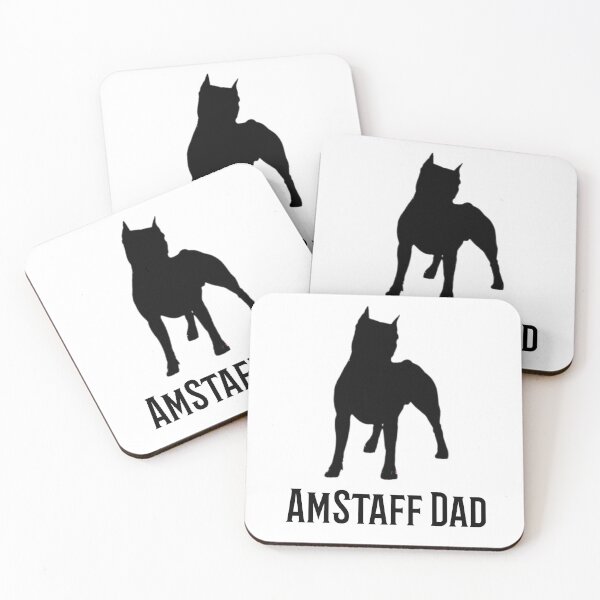 Item preview, Amstaff Dad designed and sold by NiftyTees.