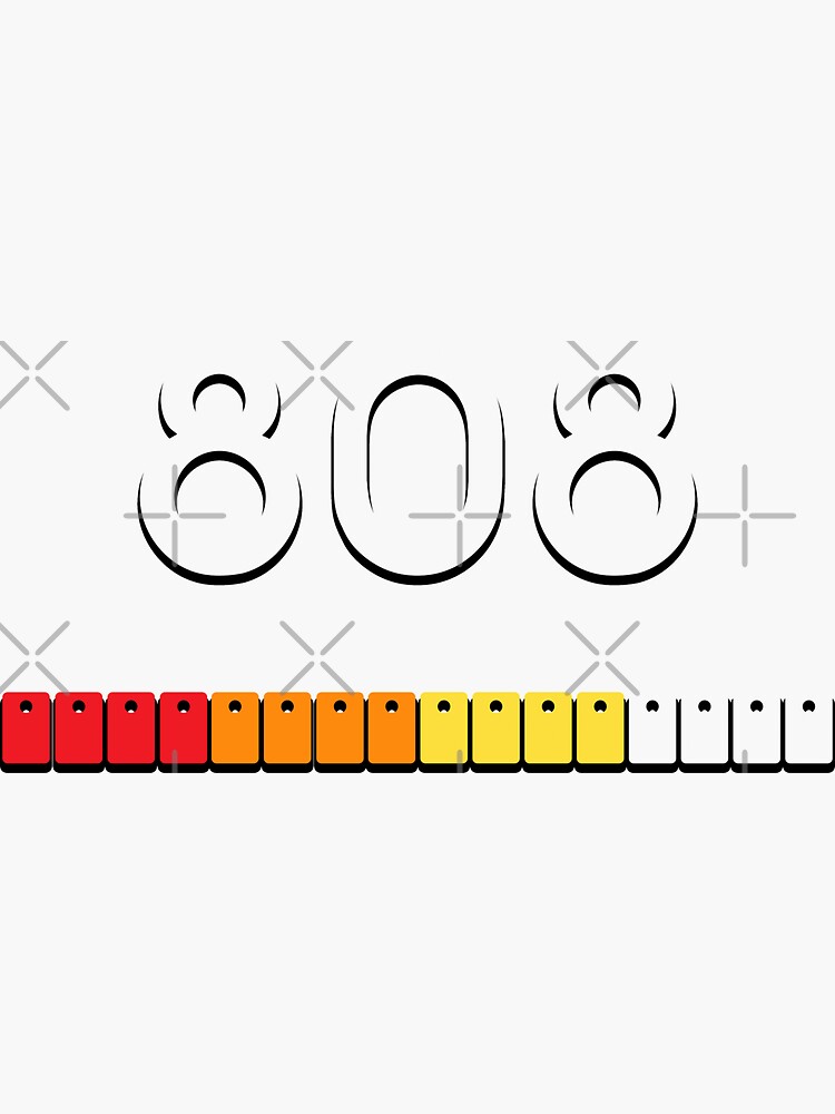 "808" Stickerundefined by KADABRASTUDIO | Redbubble
