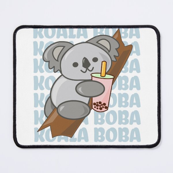 Item preview, Lazy Koala Drinking Strawberry Boba Bubble Tea designed and sold by merchloh128.