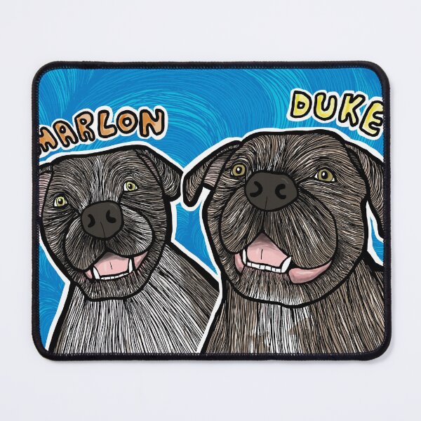 Item preview, Marlon and Duke Staffy Doodles designed and sold by JezFez.