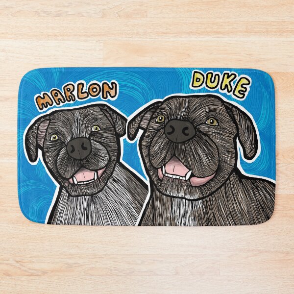 Item preview, Marlon and Duke Staffy Doodles designed and sold by JezFez.