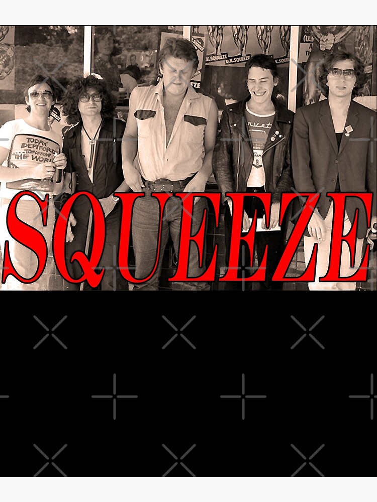 "Vintage Retro Squeeze Music Singer Band" Poster for Sale by