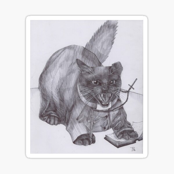 The Exorcat Sticker