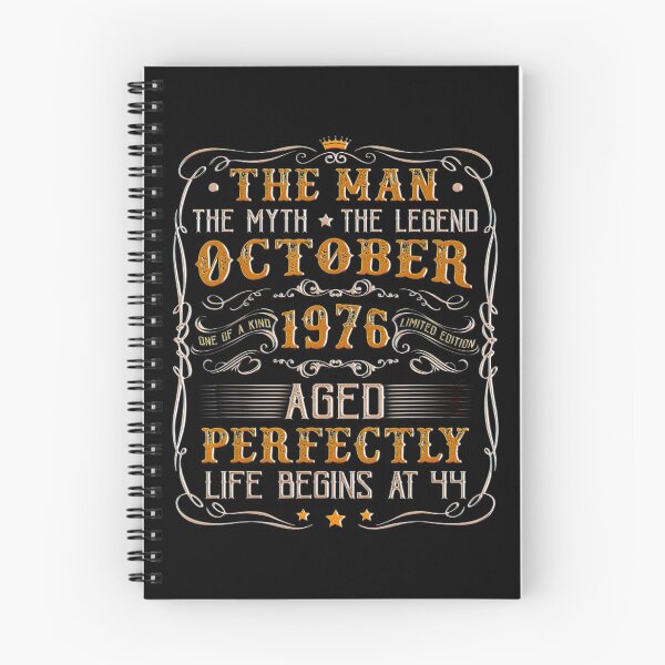 Item preview, Vintage October 1976 Man Myth Legend 45th Bday 45 Years Old designed and sold by BegayStore.