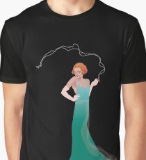 Vision in Grün Grafik T-Shirt