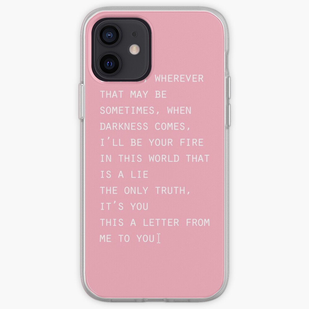 Blackpink Stay Lyrics Iphone Case Cover By Abitofkpop Redbubble