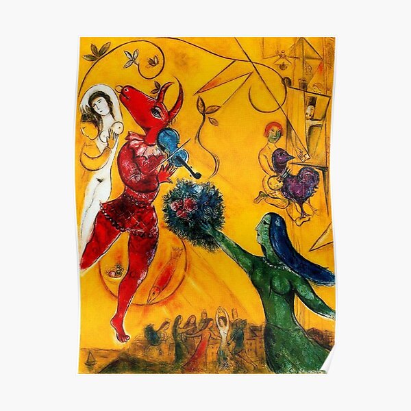 La Danse Marc Chagall Poster