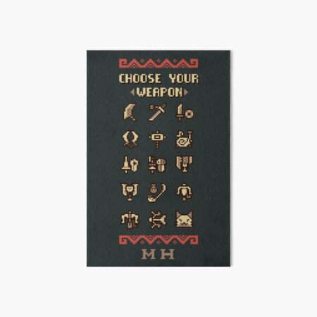 Choose your weapon Art Board Print