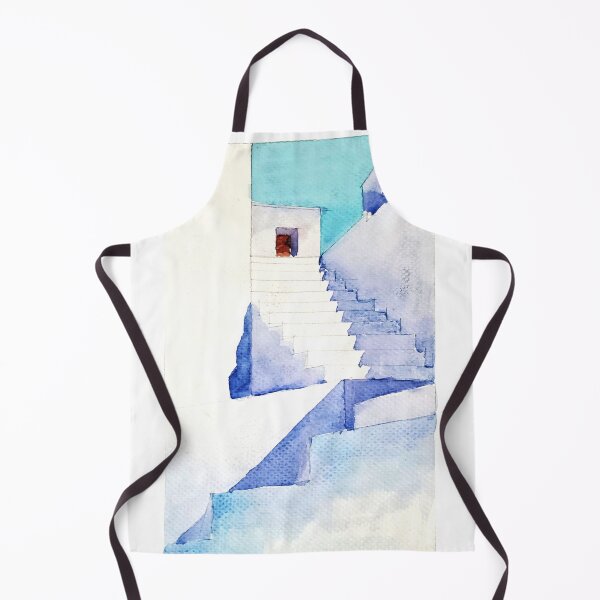 Item preview, Violet Stairs Watercolor Minimalist Artwork Sketch designed and sold by arientss.