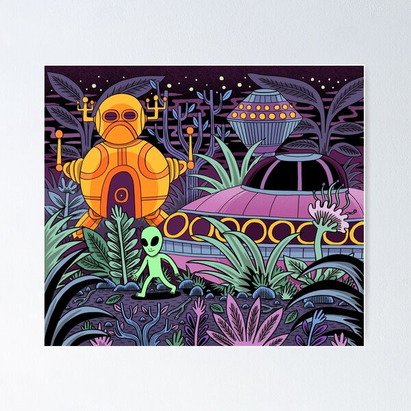 Item preview, UFO Landing designed and sold by jackteagle.