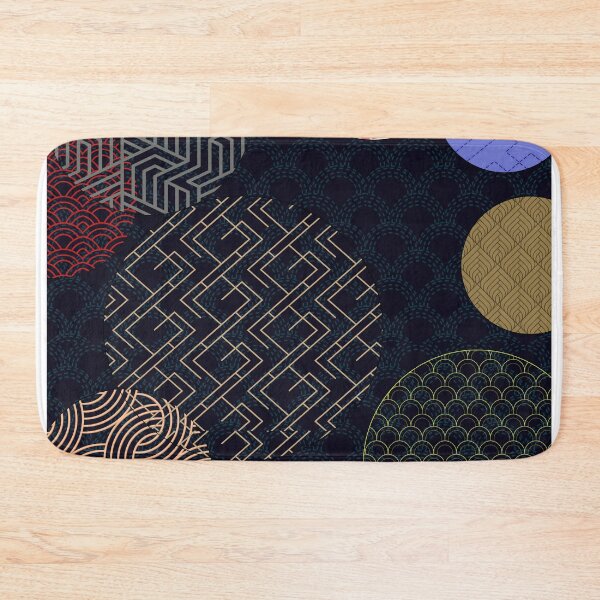 Item preview, shibori composition designed and sold by Kimud.