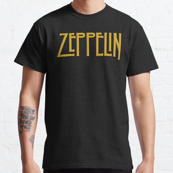 Gelber Zeppelin Classic T-Shirt