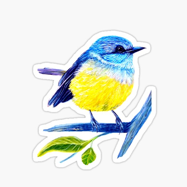 Item preview, Yellow Robin Bird designed and sold by Linda Callaghan.
