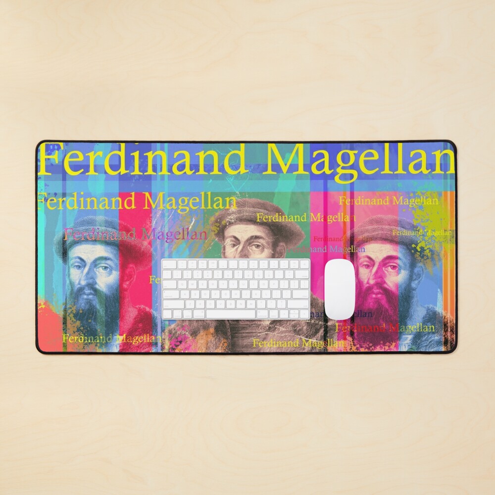 beautiful Ferdinand Magellan navigator portrait, famous people, aesthetic collage for explorers" Mouse Pad for Sale by Mauswohn | Redbubble
