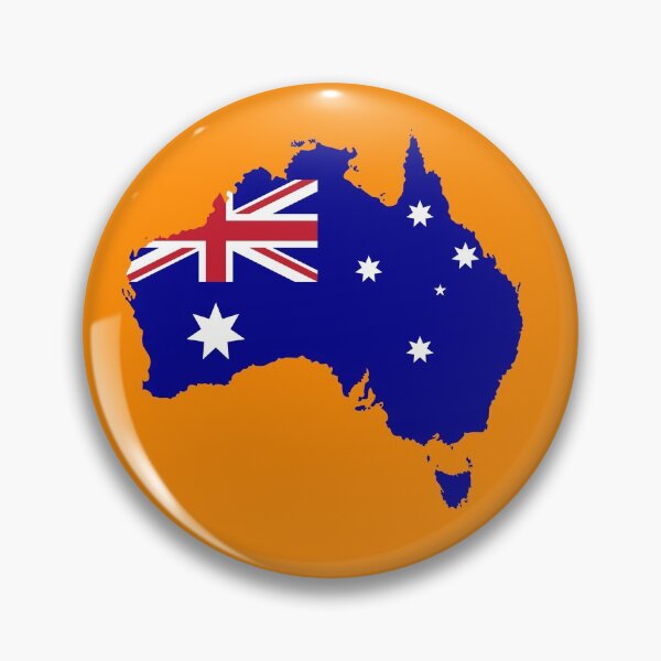 Item preview, Australian Flag - Map designed and sold by bunbun369.