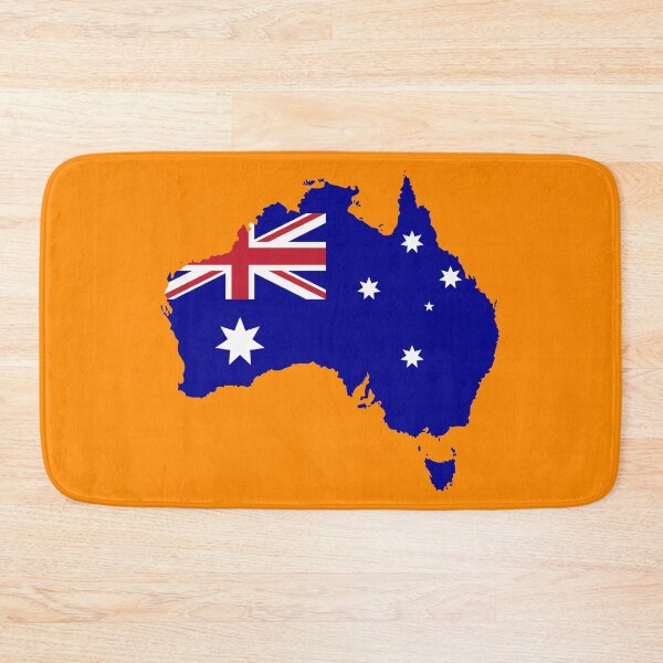Item preview, Australian Flag - Map designed and sold by bunbun369.