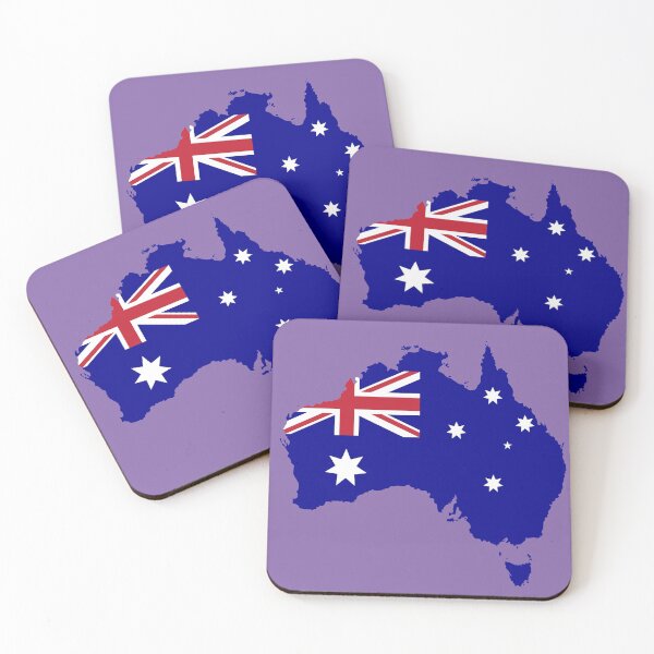 Item preview, Australian Flag - Map designed and sold by bunbun369.