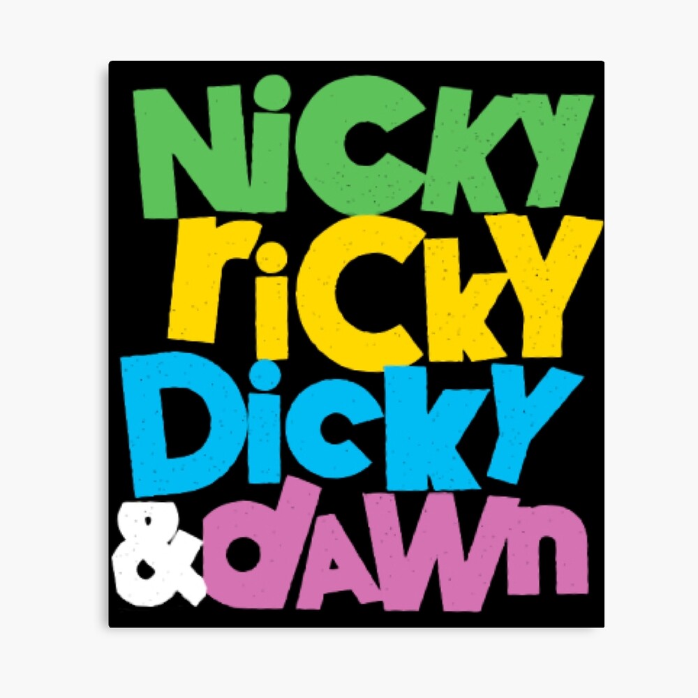 Nicky Ricky Dicky And Dawn Sticker