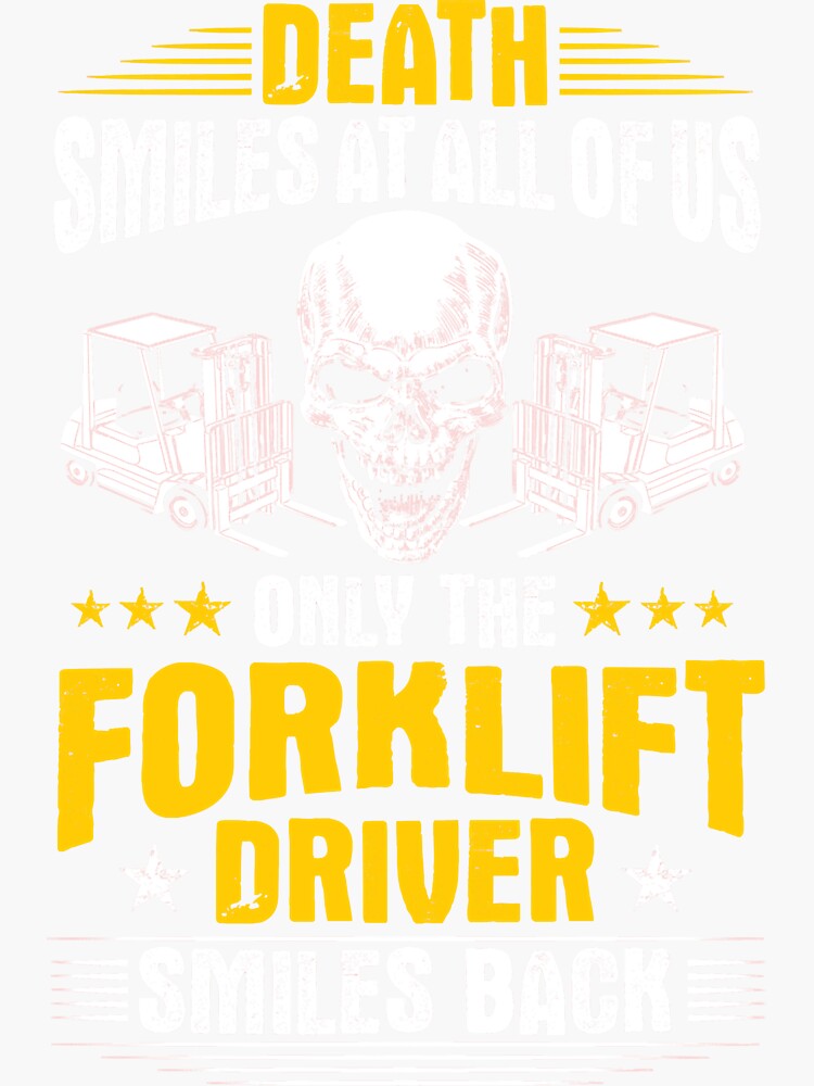 "Forklift Driver Forklift Operator Forklifter Gift" Sticker for Sale by GloriaGray11 Redbubble