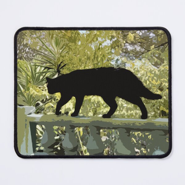 Item preview, Black Cat Sunny Garden Walk designed and sold by SpiritGifts.