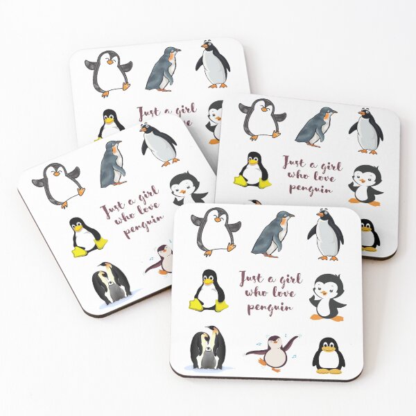 Item preview, Just a Girl Who Loves Penguin designed and sold by infazbdeen.