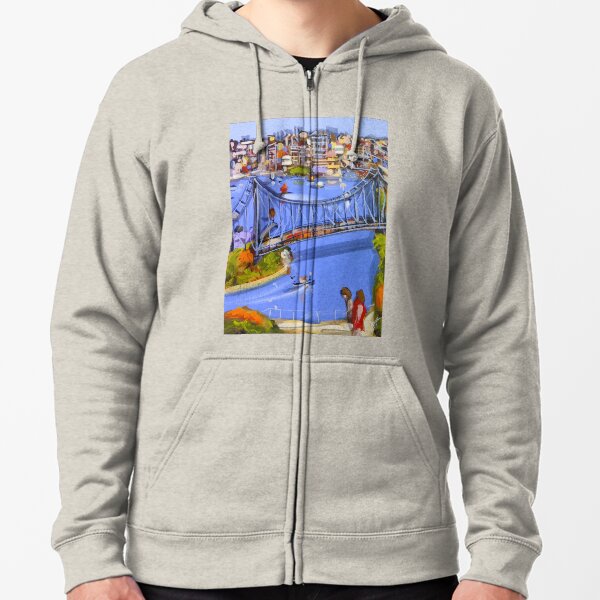 Story of a river Zipped Hoodie