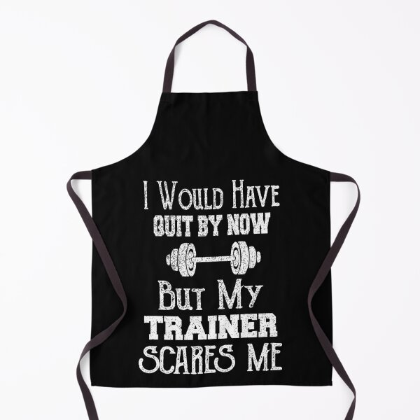 Item preview, Would Have Quit By Now But My Trainer Scares Me - Gym shirt, Workout shirt, Funny workout shirt, Booty day, Funny gym designed and sold by ilias13.