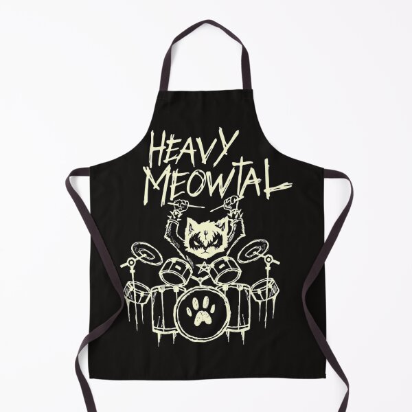 Item preview, Heavy Metal Headbanger Gift Drummer Cat Playing Drum Meowtal designed and sold by MoranTyler969.