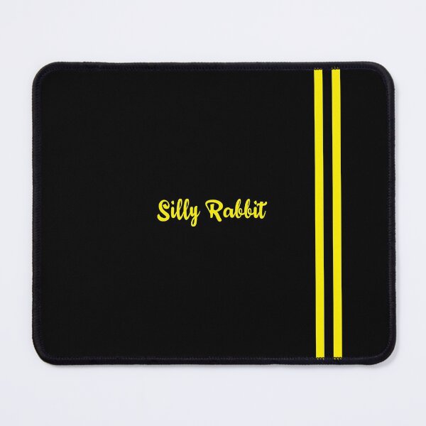 Item preview, Silly Rabbit quote from Kill Bill yellow on black designed and sold by MrGekko.