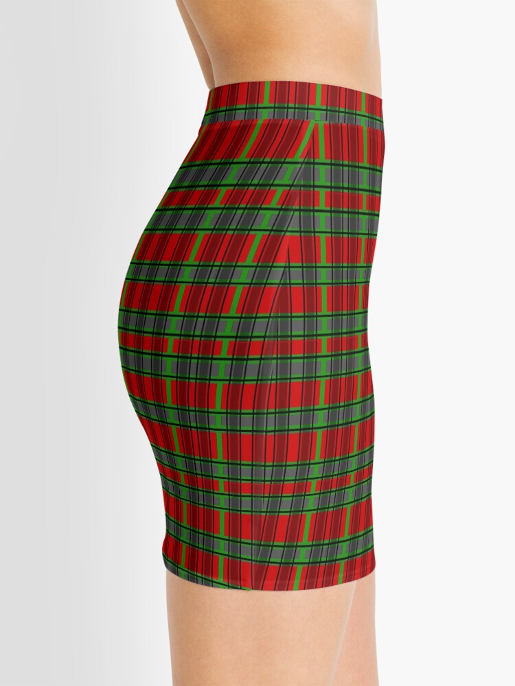 Alternate view of Christmas Tartan Mini Skirt