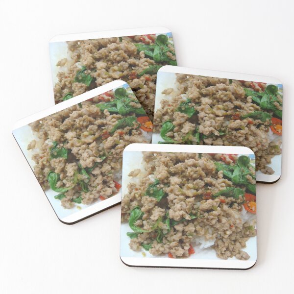 Item preview, Holy Basil Fried Rice with Minced Pork, Excellent Thai Food designed and sold by greengoodnich.
