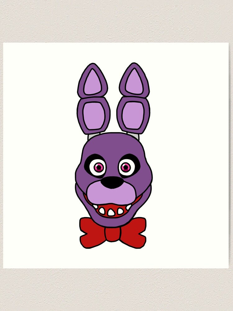 Fnaf 1 Bonnie Art Board Print for Sale by opthedragon