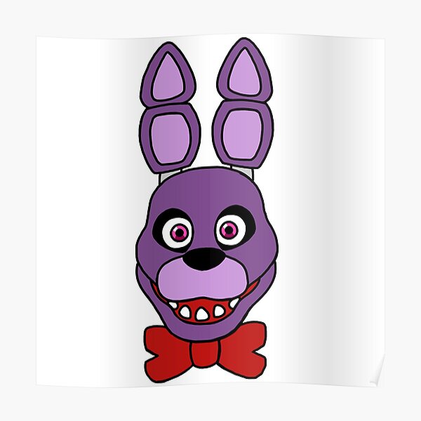 Fnaf 1 Bonnie Poster By Ghostpaws Redbubble 0266