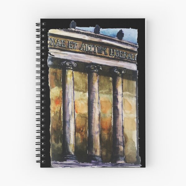 Item preview, Altes Museum Watercolor Painting Artwork designed and sold by arientss.