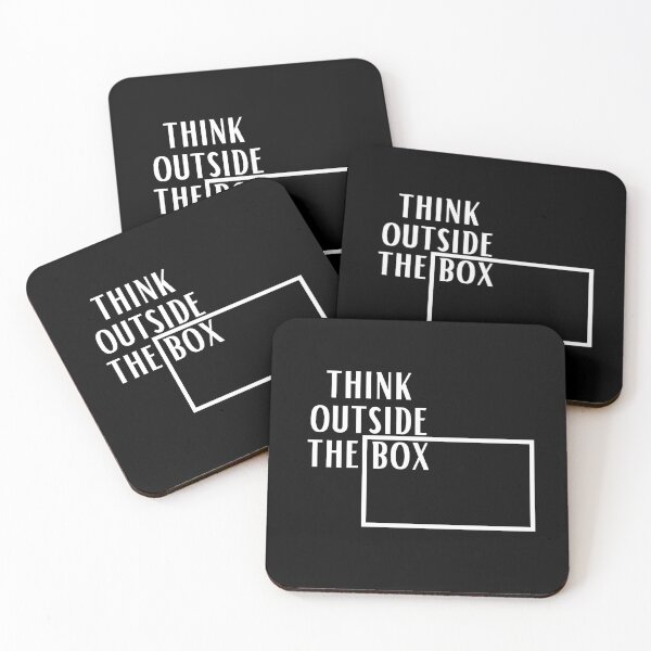 Item preview, Think outside the box bullet journal sticker designed and sold by lucomini.