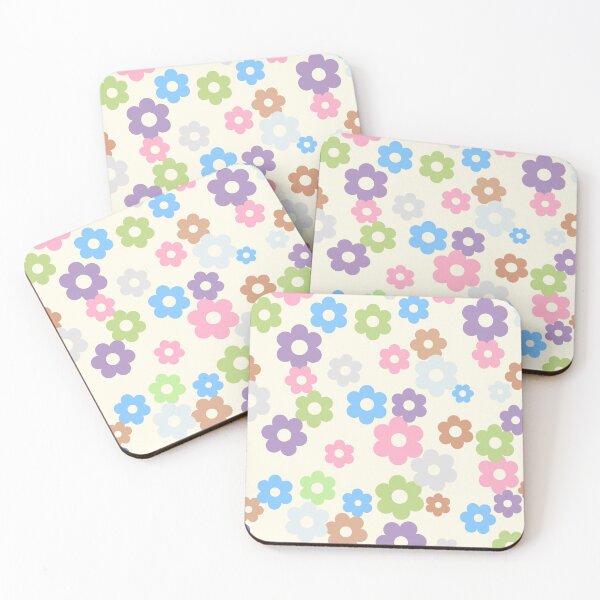 Item preview, Cute y2k flowers in pastel shades designed and sold by rheabhargava.