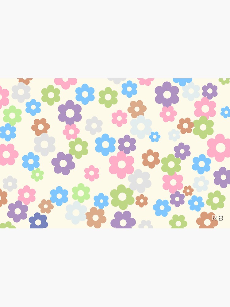 "Cute y2k flowers in pastel shades" Sticker by rheabhargava Redbubble