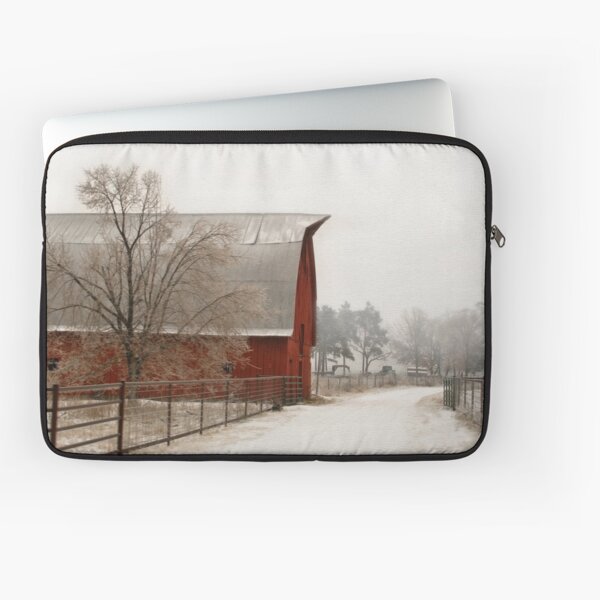 Winter on the Farm Laptop Sleeve