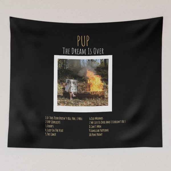 Item preview, Joyce Manor Young Rock Band Variety Instruments Lyrics Pup - The Dream Is Over - Tracklist Logo Gif designed and sold by JoyceManorLewis.