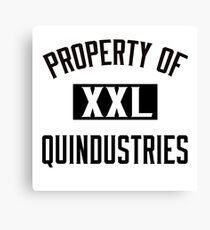 Property of Quindustries Athletics Canvas Print
