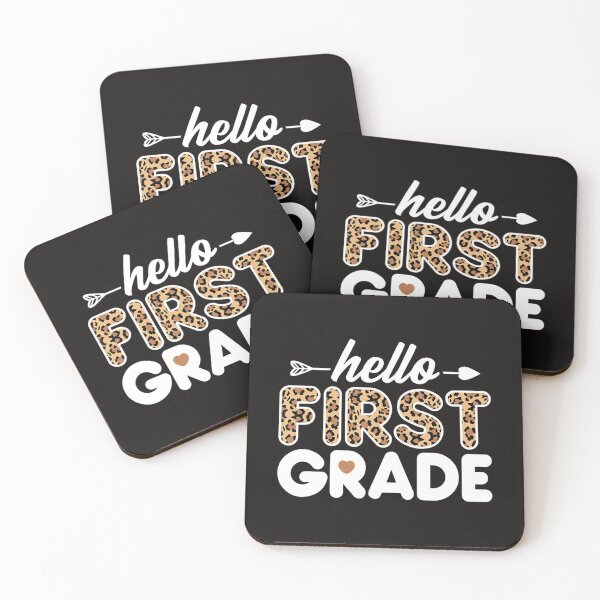 Item preview, Hello 1St Grade Leopard Print First Grade Teacher Boys Girls  designed and sold by MoranTyler969.