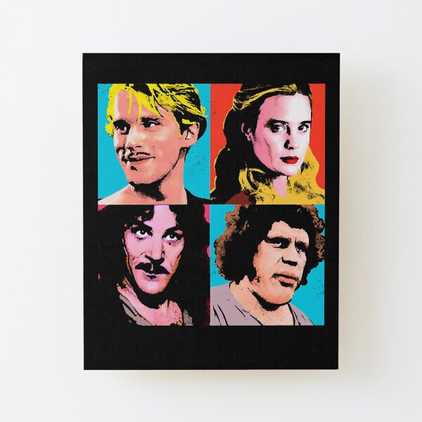 Music Kids The Princess Warhol Gift Movie Fans Wood Mounted Print