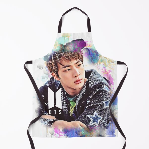 Item preview, BTS Jin Kim Seokjin colorful art designed and sold by Lajibolalaa.