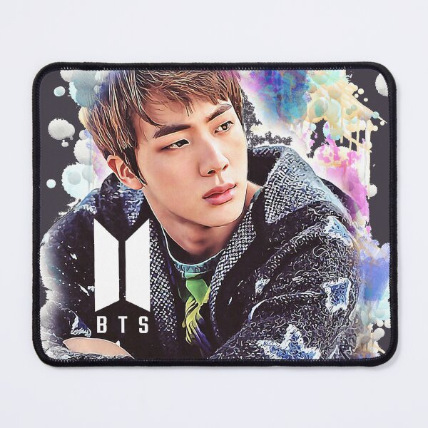 Item preview, BTS Jin Kim Seokjin colorful art designed and sold by Lajibolalaa.