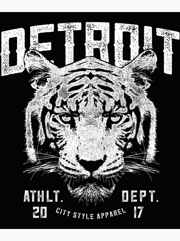 Detroit Tiger Athletic Department Apparel for Men Women Tiger Essential T-Shirt | Redbubble